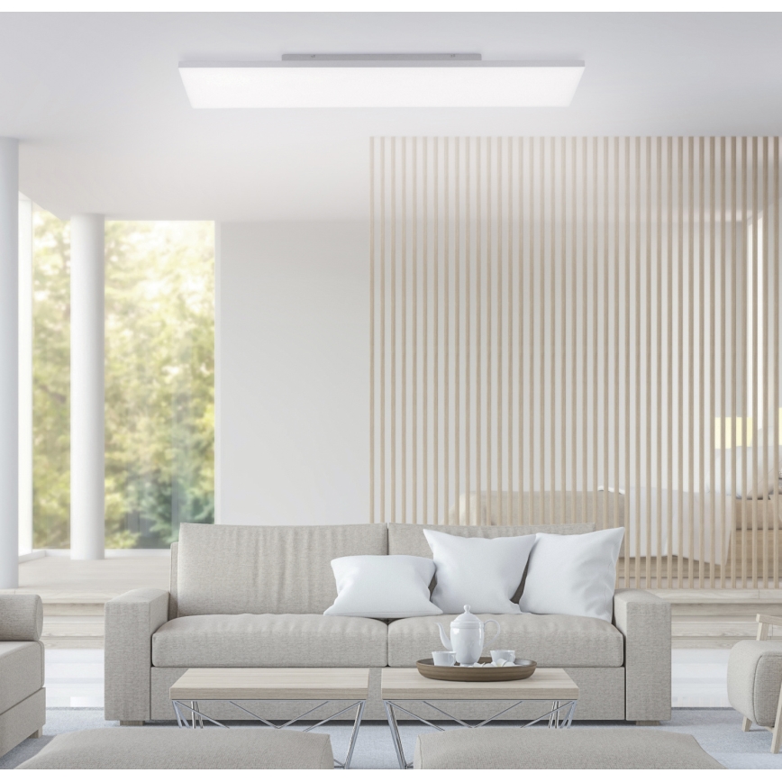 Leuchten Direkt 15553-16 - LED Димерний стельовий світильник CANVAS LED/20W/230V + дистанційне управління