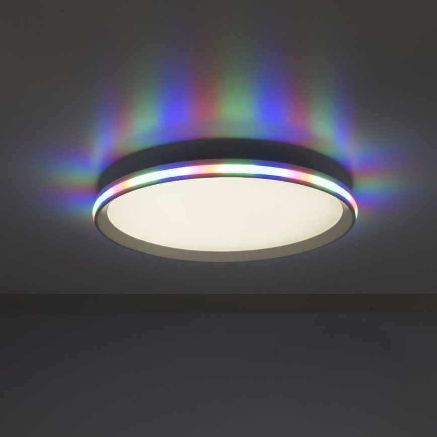 Leuchten Direkt 15555-16 - Стельовий LED RGBW світильник з регулюванням яскравості GALACTICA LED/28W/230V 2700-5000K + дистанційне керування
