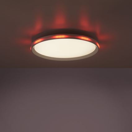 Leuchten Direkt 15555-16 - Стельовий LED RGBW світильник з регулюванням яскравості GALACTICA LED/28W/230V 2700-5000K + дистанційне керування