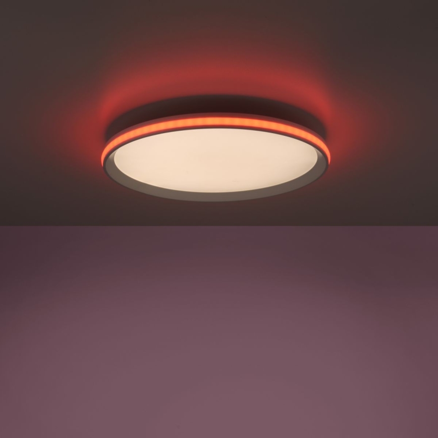 Leuchten Direkt 15555-16 - Стельовий LED RGBW світильник з регулюванням яскравості GALACTICA LED/28W/230V 2700-5000K + дистанційне керування