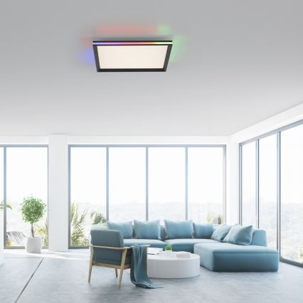 Leuchten Direkt 15556-18 - Стельовий RGBW-світильник з регулюванням яскравості GALACTICA LED/32W/230V 2700-5000K + пульт дистанційного керування