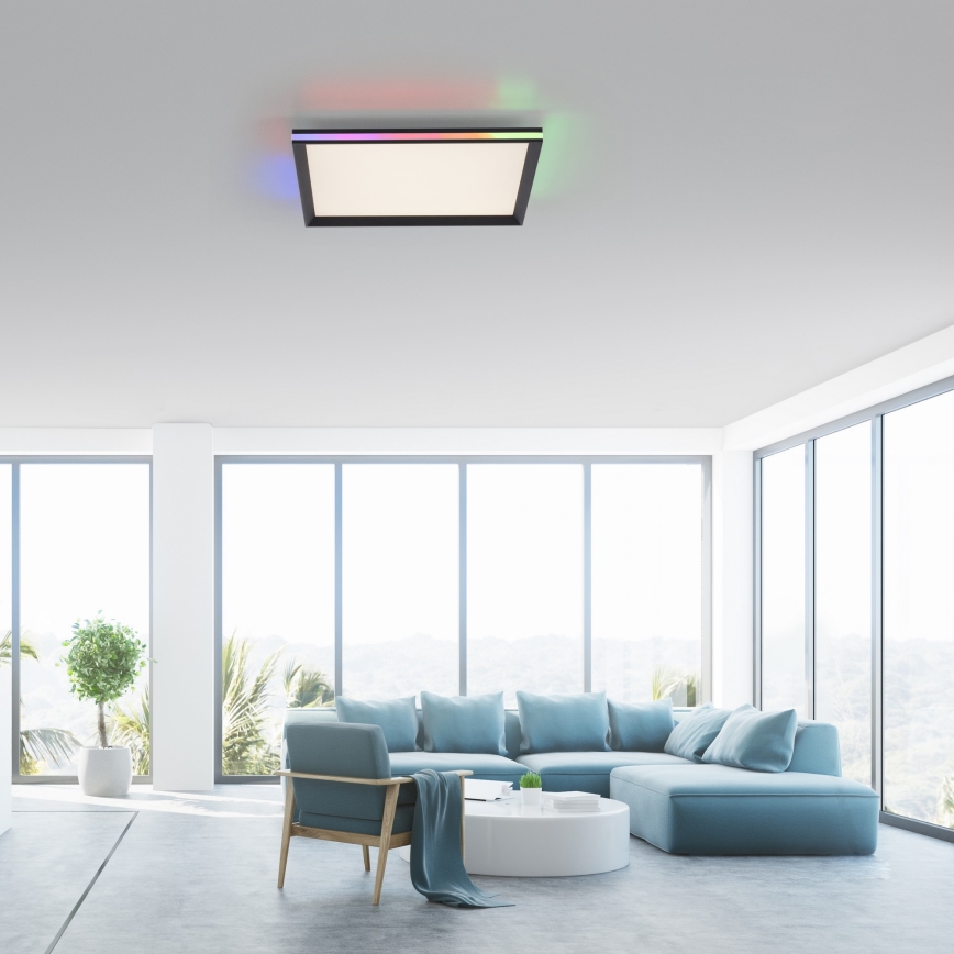 Leuchten Direkt 15556-18 - Стельовий RGBW-світильник з регулюванням яскравості GALACTICA LED/32W/230V 2700-5000K + пульт дистанційного керування