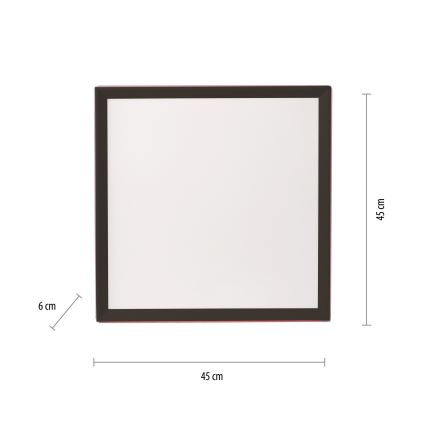 Leuchten Direkt 15556-18 - Стельовий RGBW-світильник з регулюванням яскравості GALACTICA LED/32W/230V 2700-5000K + пульт дистанційного керування