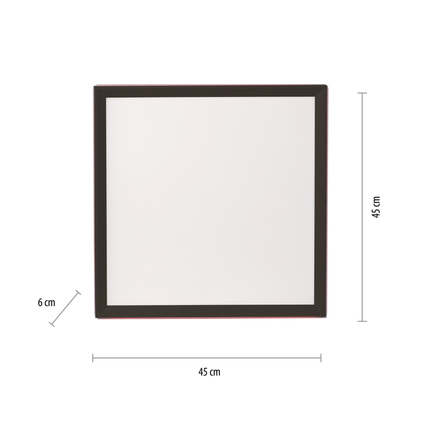 Leuchten Direkt 15556-18 - Стельовий RGBW-світильник з регулюванням яскравості GALACTICA LED/32W/230V 2700-5000K + пульт дистанційного керування
