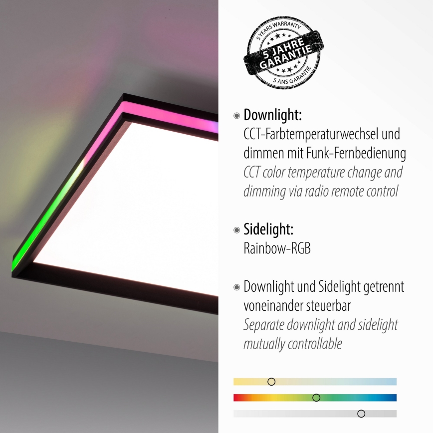 Leuchten Direkt 15556-18 - Потолочный RGBW-светильник с регулированием яркости GALACTICA LED/32W/230V 2700-5000K + дистанционное управление