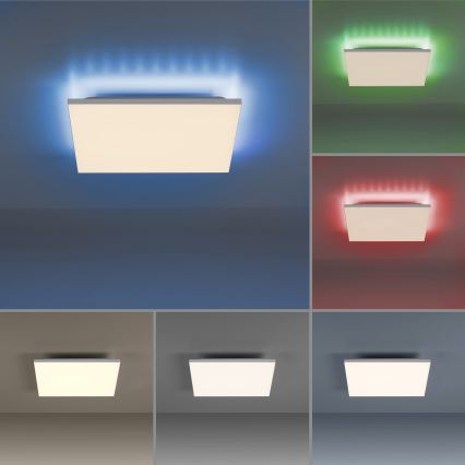 Leuchten Direkt 15561-16 - Светодиодный потолочный RGB-светильник с регулированием яркости CONRAD LED/27W/230V + дистанционное управление
