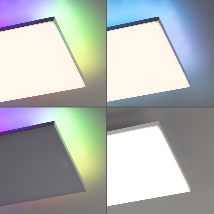 Leuchten Direkt 15561-16 - Світлодіодний стельовий RGB світильник з регулюванням яскравості CONRAD LED/27W/230V + пульт ДК