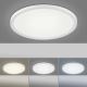 Leuchten Direkt 15571-16 - Стельовий LED світильник з регулюванням яскравості FLAT LED/23,5W/230V 2700-5000K + дистанційне керування