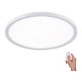 Leuchten Direkt 15571-16 - Светодиодный диммируемый потолочный светильник FLAT LED/23,5W/230V 2700-5000K + пульт ДУ