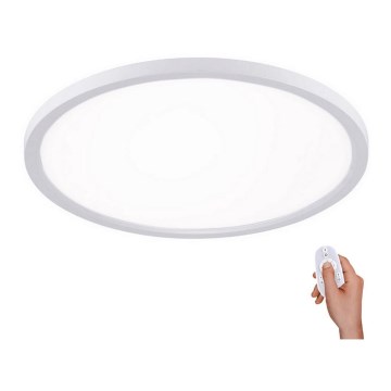 Leuchten Direkt 15571-16 - Светодиодный диммируемый потолочный светильник FLAT LED/23,5W/230V 2700-5000K + пульт ДУ