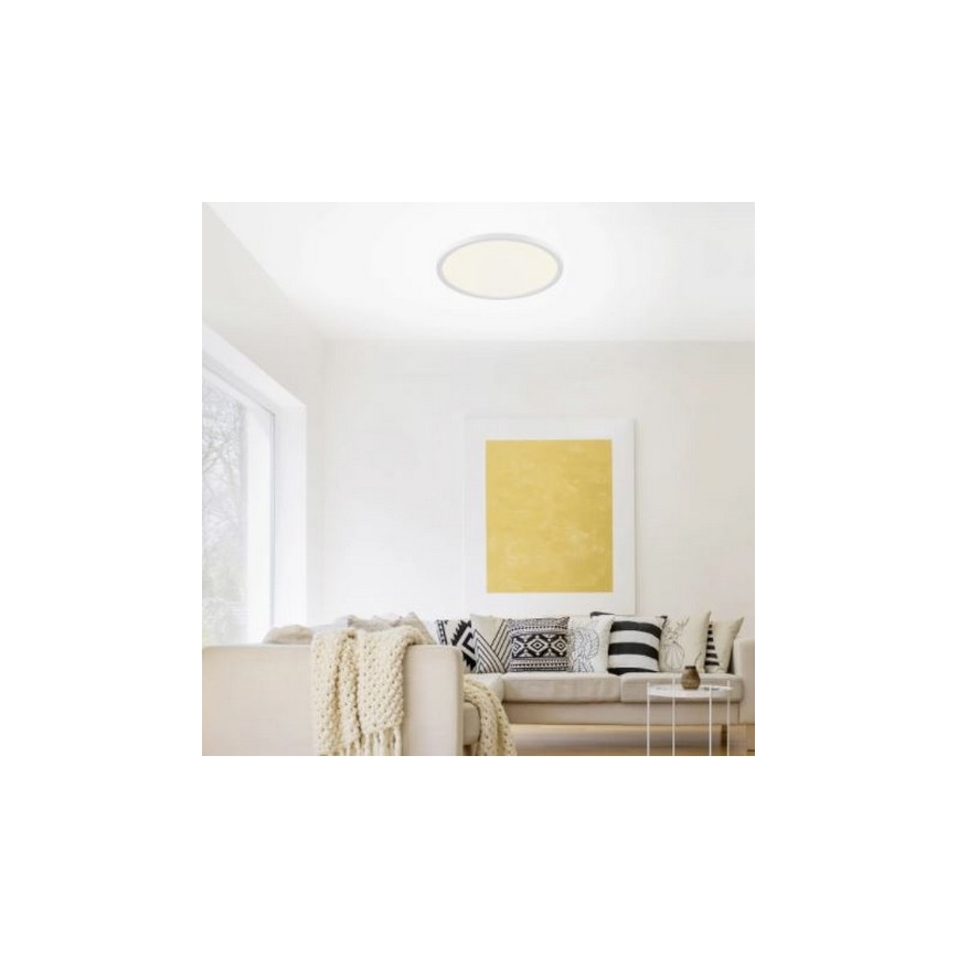 Leuchten Direkt 15571-16 - Светодиодный диммируемый потолочный светильник FLAT LED/23,5W/230V 2700-5000K + пульт ДУ