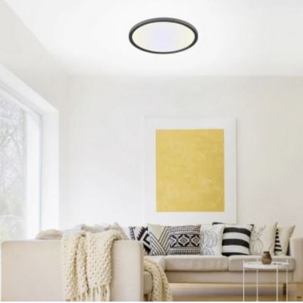 Leuchten Direkt 15571-18 - Стельовий LED  світильник з регулюванням яскравості FLAT LED/23,5W/230V 2700-5000K + дистанційне керування
