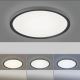 Leuchten Direkt 15571-18 - Стельовий LED  світильник з регулюванням яскравості FLAT LED/23,5W/230V 2700-5000K + дистанційне керування