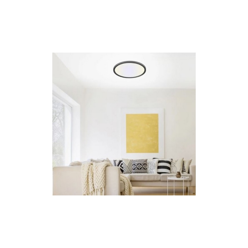 Leuchten Direkt 15571-18 - Светодиодный диммируемый потолочный светильник FLAT LED/23,5W/230V 2700-5000K + пульт ДУ