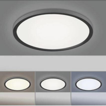Leuchten Direkt 15571-18 - Светодиодный диммируемый потолочный светильник FLAT LED/23,5W/230V 2700-5000K + пульт ДУ