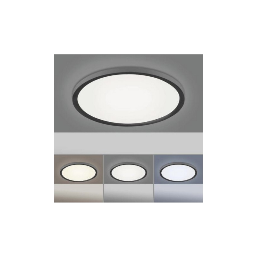 Leuchten Direkt 15571-18 - Светодиодный диммируемый потолочный светильник FLAT LED/23,5W/230V 2700-5000K + пульт ДУ