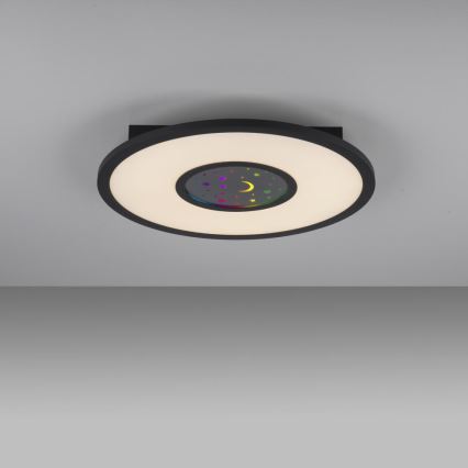 Leuchten Direkt 15572-18 - Стельовий LED RGBW світильник з регулюванням яскравості ASTRO LED/17,5W/230V 2700-5000K + дистанційне керування