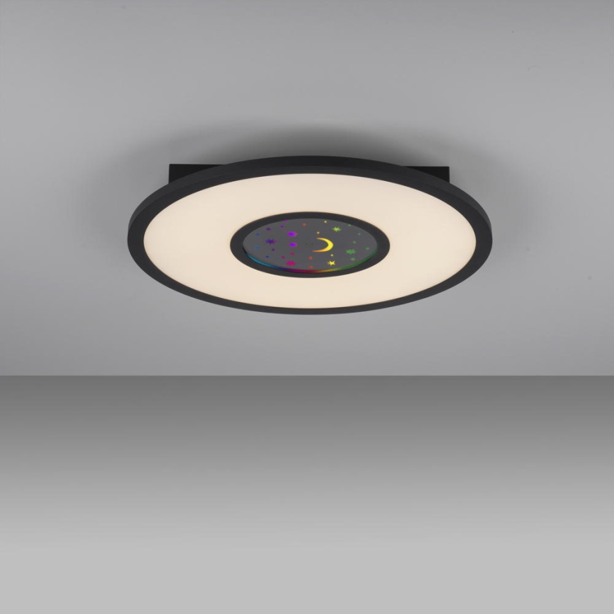 Leuchten Direkt 15572-18 - Стельовий LED RGBW світильник з регулюванням яскравості ASTRO LED/17,5W/230V 2700-5000K + дистанційне керування