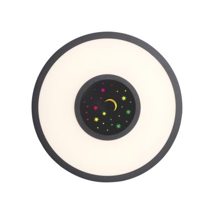 Leuchten Direkt 15572-18 - Стельовий LED RGBW світильник з регулюванням яскравості ASTRO LED/17,5W/230V 2700-5000K + дистанційне керування