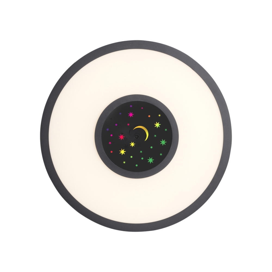 Leuchten Direkt 15572-18 - Стельовий LED RGBW світильник з регулюванням яскравості ASTRO LED/17,5W/230V 2700-5000K + дистанційне керування