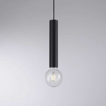 Leuchten Direkt 15618-18 - Підвісна люстра BRUNA 3xE27/60W/230V чорний
