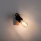 Leuchten Direkt 15631-18 - Настенный точечный светильник CANOP 1xE27/60W/230V акация