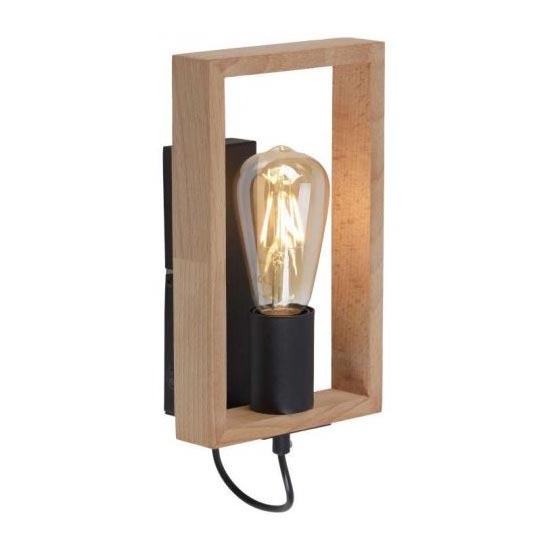 Leuchten Direkt 15654-18 - Настенный светильник FRANKY 1xE27/60W/230V акация