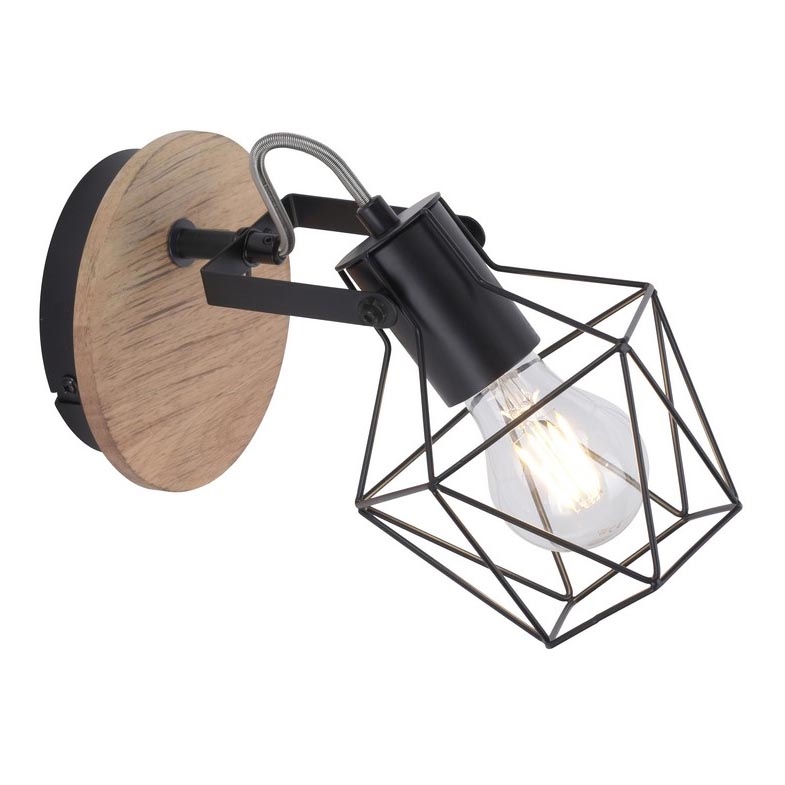 Leuchten Direkt 15671-78 - Настенный прожектор JARO 1xE27/60W/230V