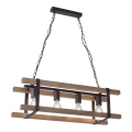 Leuchten Direkt 15684-79 - Люстра на ланцюгу EDITH 4xE27/60W/230V сосна