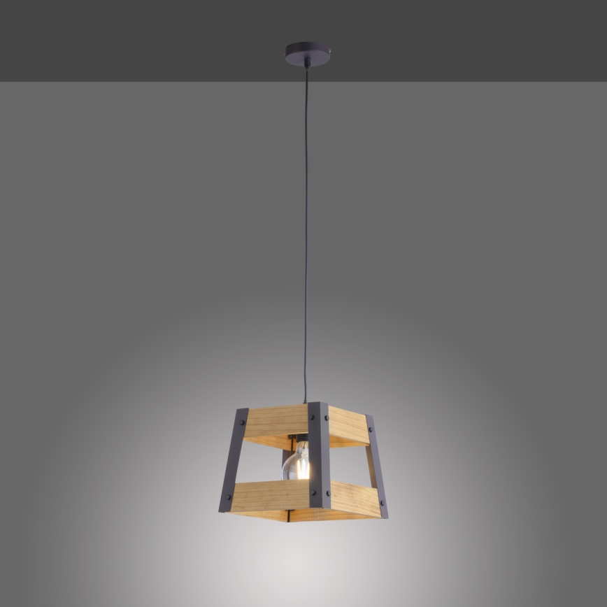 Leuchten Direkt 15720-79 - Люстра на мотузці CRATE 1xE27/60W/230V