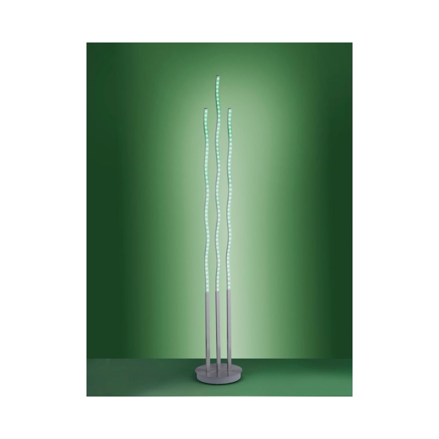 Leuchten Direkt 16268-55 - Світлодіодний RGB торшер з регулюванням яскравості WAVE LED/31W/230V + пульт дистанційного керування