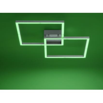 Leuchten Direkt 16429-55 - Светодиодный потолочный RGB-светильник с регулированием яркости LOLA 2xLED/12,5W/230V Tuya + пульт ДУ