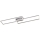 Leuchten Direkt 16430-55 - LED RGBW диммируемый потолочный светильник MAXI 2xLED/18Вт/230В 2700–5000 К матовый хром + пульт дистанционного управления