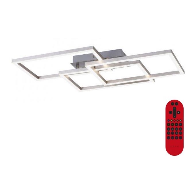Leuchten Direkt 16431-55 - Светодиодная припотолочная RGB-люстра с регулировнием яркости MAXI LED/27W/230V + дистанционное управление