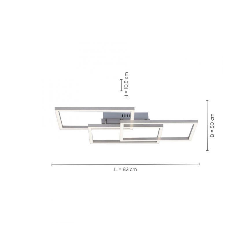 Leuchten Direkt 16431-55 - Светодиодная припотолочная RGB-люстра с регулировнием яркости MAXI LED/27W/230V + дистанционное управление