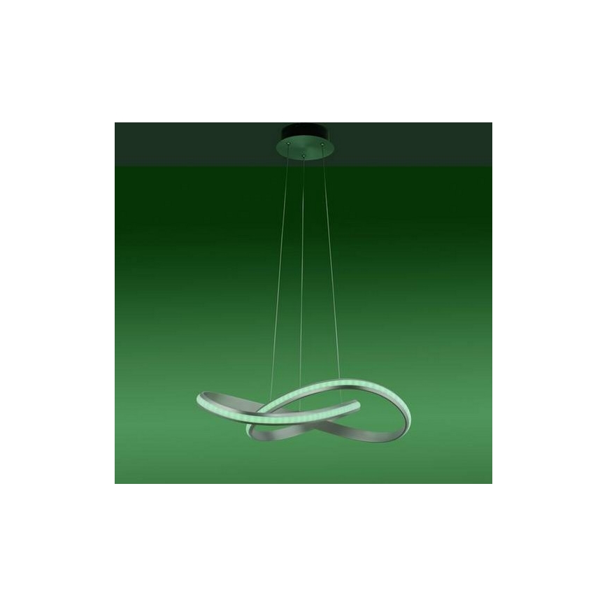 Leuchten Direkt 18432-55 - Светодиодная подвесная RGB-люстра с регулированием яркости MELINDA LED/28W/230V + дистанционное управление