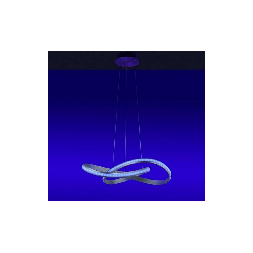 Leuchten Direkt 18432-55 - Светодиодная подвесная RGB-люстра с регулированием яркости MELINDA LED/28W/230V + дистанционное управление