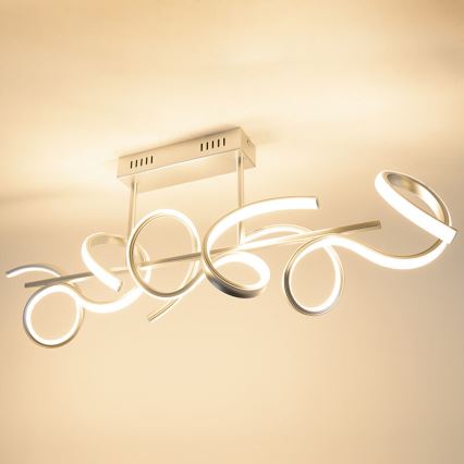 Leuchten Direkt 19032-21 - Пристельова LED люстра з регулюванням яскравості CURLS LED/25,8W/230V