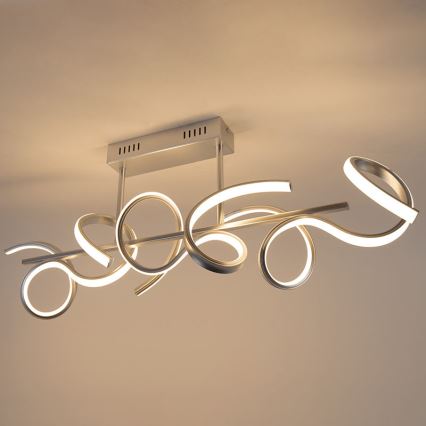 Leuchten Direkt 19032-21 - Пристельова LED люстра з регулюванням яскравості CURLS LED/25,8W/230V