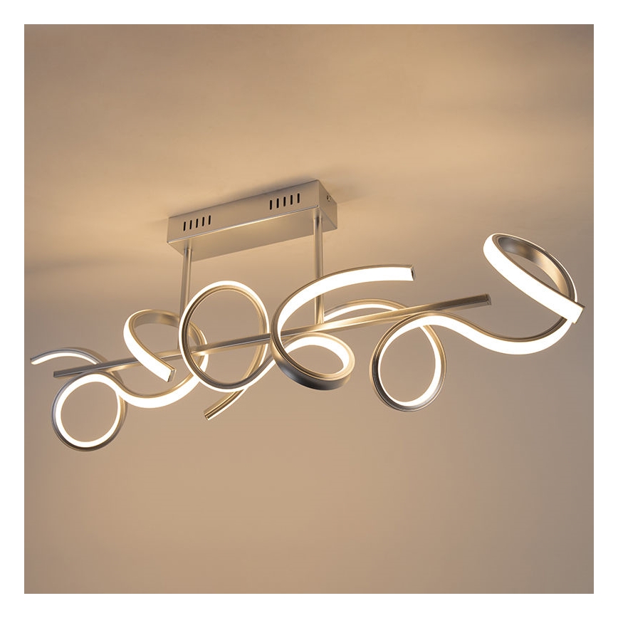 Leuchten Direkt 19032-21 - Пристельова LED люстра з регулюванням яскравості CURLS LED/25,8W/230V
