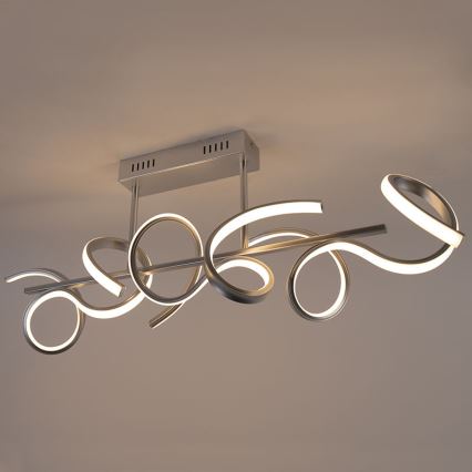 Leuchten Direkt 19032-21 - Пристельова LED люстра з регулюванням яскравості CURLS LED/25,8W/230V