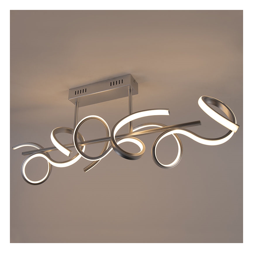 Leuchten Direkt 19032-21 - Пристельова LED люстра з регулюванням яскравості CURLS LED/25,8W/230V