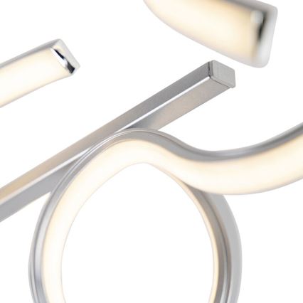 Leuchten Direkt 19032-21 - Пристельова LED люстра з регулюванням яскравості CURLS LED/25,8W/230V