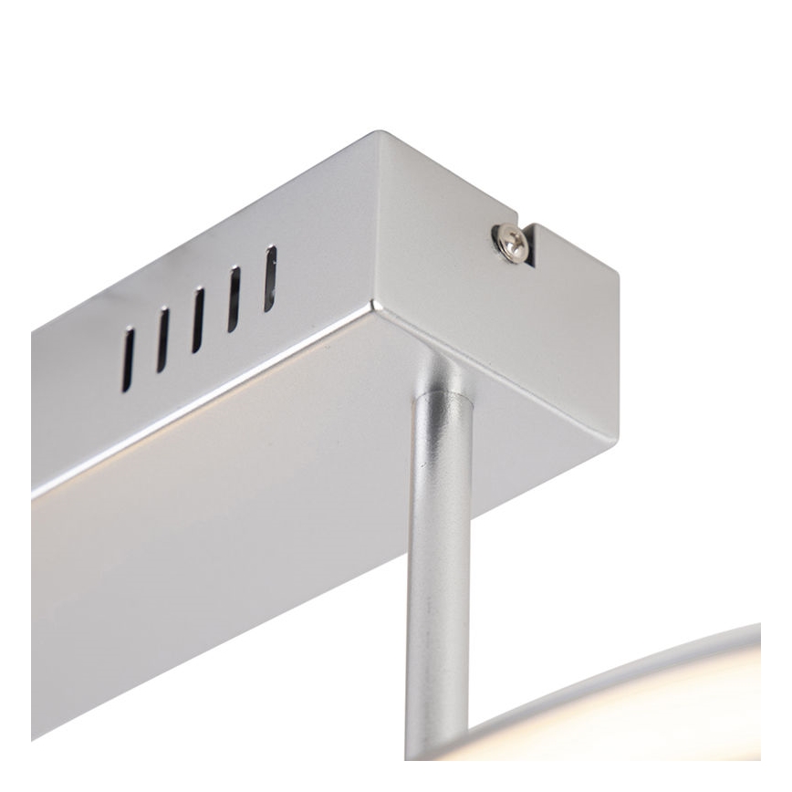 Leuchten Direkt 19032-21 - Пристельова LED люстра з регулюванням яскравості CURLS LED/25,8W/230V