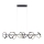 Leuchten Direkt 19033-18 - LED Димерна люстра на мотузці CURLS 4xLED/10,2W/230V