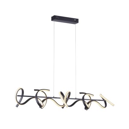 Leuchten Direkt 19033-18 - LED Димерна люстра на мотузці CURLS 4xLED/10,2W/230V