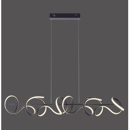 Leuchten Direkt 19033-18 - LED Димерна люстра на мотузці CURLS 4xLED/10,2W/230V