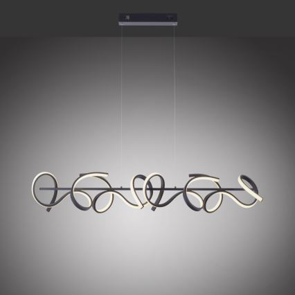 Leuchten Direkt 19033-18 - LED Димерна люстра на мотузці CURLS 4xLED/10,2W/230V