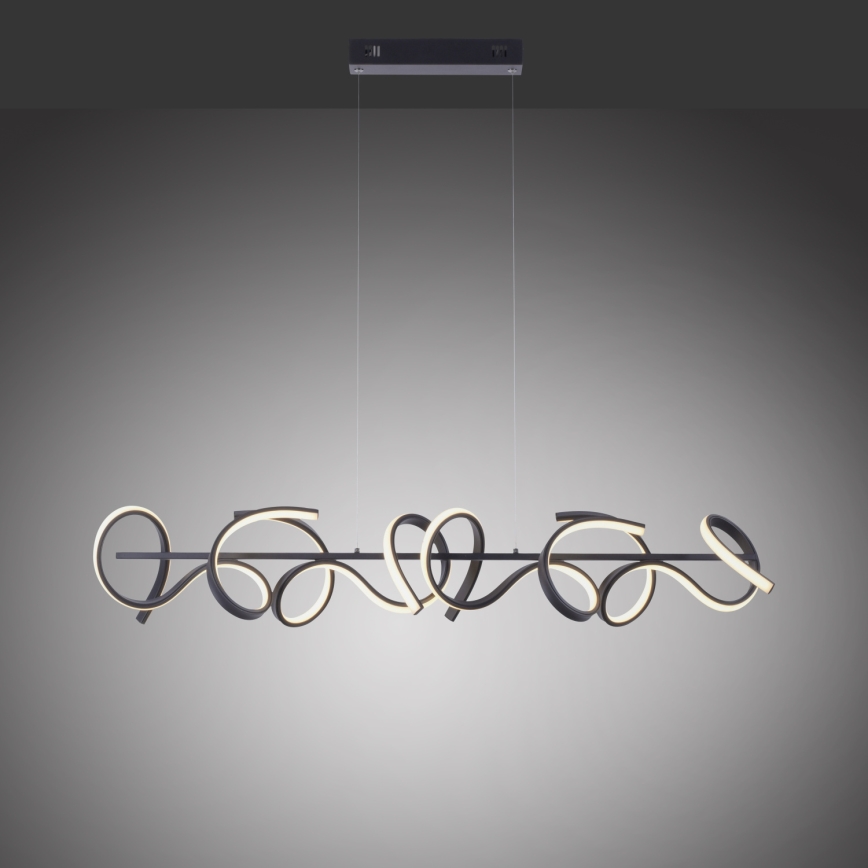 Leuchten Direkt 19033-18 - LED Димерна люстра на мотузці CURLS 4xLED/10,2W/230V