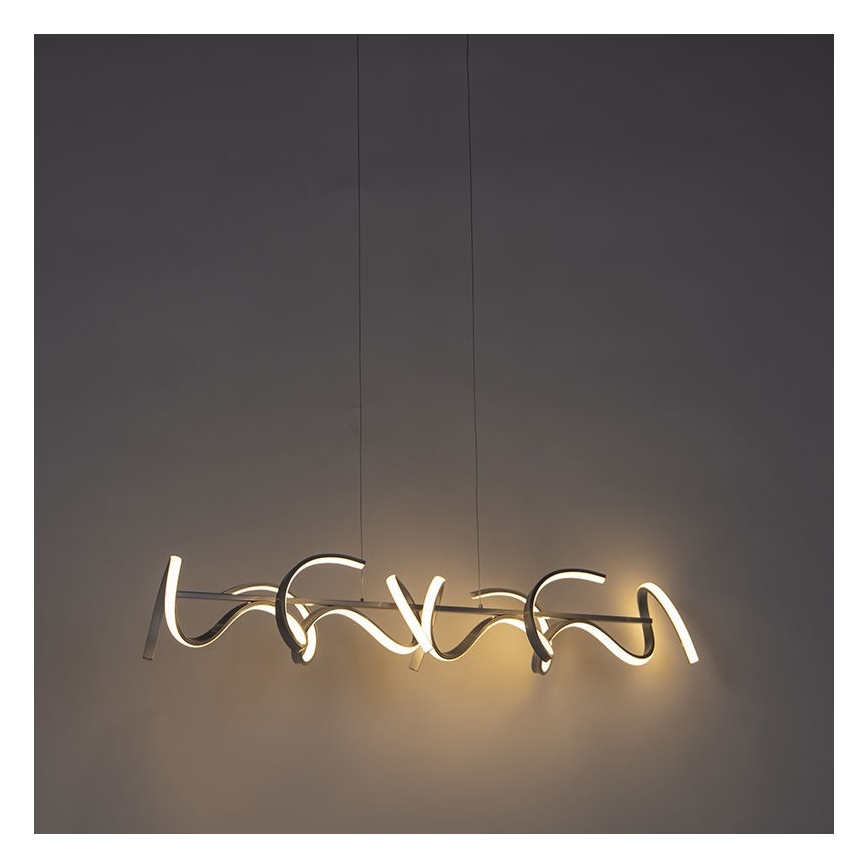 Leuchten Direkt 19033-21 - Підвісна LED люстра з регулюванням яскравості CURLS LED/40,8W/230V